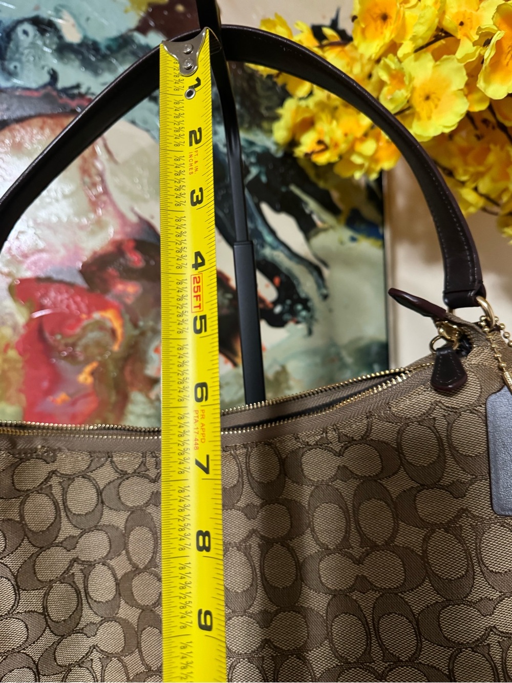 Coach Tan and Brown Hobo Bag - Picture 12 of 13